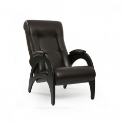 Кресло для отдыха Комфорт Модель 41 б/л венге / Орегон перламутр 120