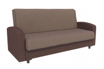 Диван-книжка Лидер комбинированный бежевый/серый независимые пружины 2250x900x1050 РуСон