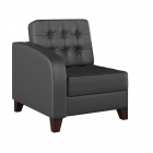 Секция 1-местная левая POINTEX BASEL BSL32151001 Черная