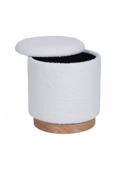 Пуф с ящиком Stool Group Долли S тедди Белый