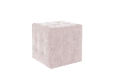Пуф Мебельсон Рубик 2 PM-003.2 нежно-розовый велюр