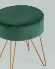 Пуф Stool Group Спейси велюр Зеленый