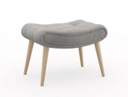 Пуф Любимый дом Слайм ЛД 330.031.000 ULTRA SMOKE Светло-серый