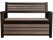 Скамейка KETER HUDSON STORAGE BENCH 227 L Коричневый/Антрацид