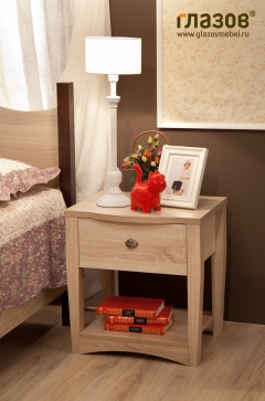 Спальня Глазовская МФ композиция 2 ADELE Дуб Сонома/Орех шоколадный спальня