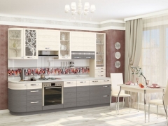 Кухонный гарнитур Витра Графит 3