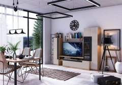 Гостиная Кёльн Любимый дом 1 Дуб Золотой/Кашмир