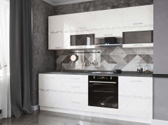 Кухонный гарнитур ширина 240 см Витра Бьянка 27
