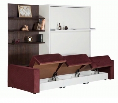 Мебель-трансформер Новый век Смарт 1 3-в-1 1600 левый Белая шагрень