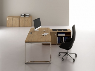 Комплект офисной мебели ALSAV GLOSS LINE 03 Teakwood