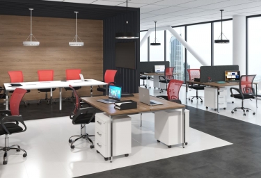 Комплект офисной мебели Skyland XTEN GLOSS 01 Белый Дуб Сонома