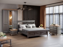 Спальный гарнитур Любимый дом Амели 11 Оникс серый