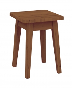 Табурет из массива МАГ-РИВЕР Белый