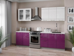 Кухонный гарнитур 2600 Любимый дом Анастасия 1 Белый Ежевика