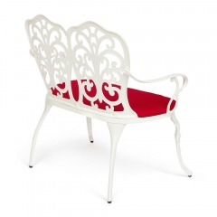 Скамья Tetchair Secret De Maison Symphonie + подушка алюминиевый сплав, 955692, butter white