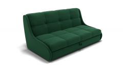 Диван Berhouse Куба 1950 ЗР Цвет фасада Зеленый Тип Прямой Материал фасада Металл/Велюр