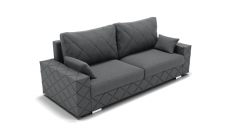 Диван Berhouse Мартин-1 ЗР Цвет фасада Серо коричневый Тип Прямой Материал фасада Металл/Велюр