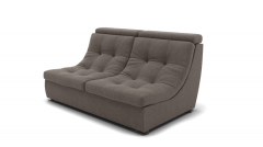 Диван Berhouse Монако-1 ЗР Цвет фасада Серо коричневый Тип Прямой Материал фасада Металл/Велюр