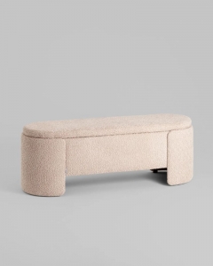 Банкетка Stool Group Taks с местом для хранения букле капучино